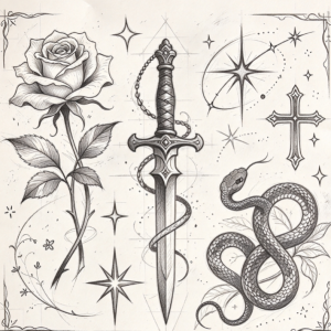 AI Tattoo Sketch Designs
