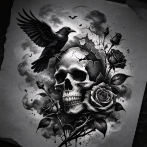 AI Black and Grey Tattoo Designs